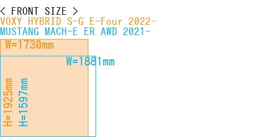 #VOXY HYBRID S-G E-Four 2022- + MUSTANG MACH-E ER AWD 2021-